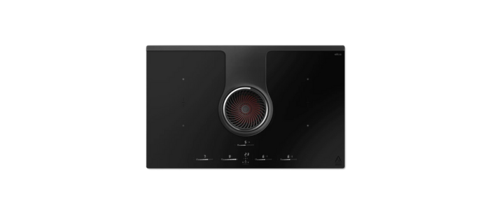 Kookplaat met geïntegreerde dampkap