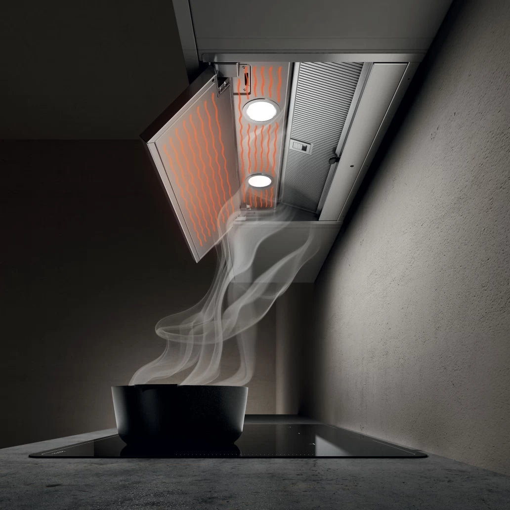 BOXIN NO DRIP IX/A/60 Inbouwdampkap van Elica | Compacte Oplossing tegen Condenswater - 60CM