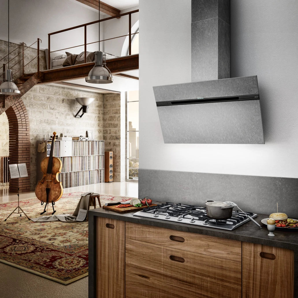 Dampkap Elica STRIPE URBAN ZINC/A/90 – 90 cm Wanddampkap met robuust Design