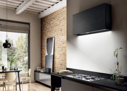 Elica RULES DEKT/F/90 – Design Dampkap in Zwarte Dekton afwerking