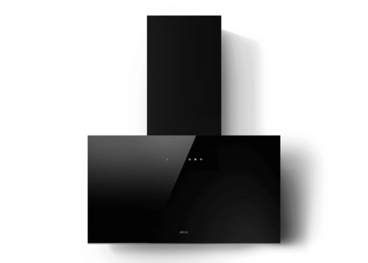 Elica PLAT BL/F/80 – 80 cm Design Dampkap in Zwart Glas met Wifi en Bluetooth