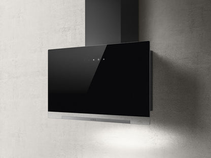 Elica APLOMB BL/A/60 – Zwarte Wanddampkap 60 cm met LED-verlichting